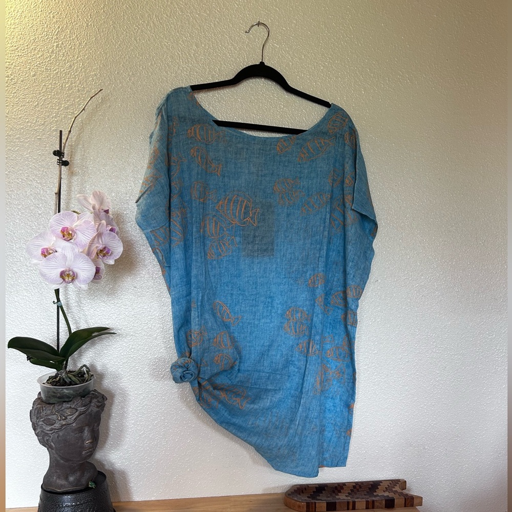 Kealopiko All Aloha Ehukai Manini one size aqua